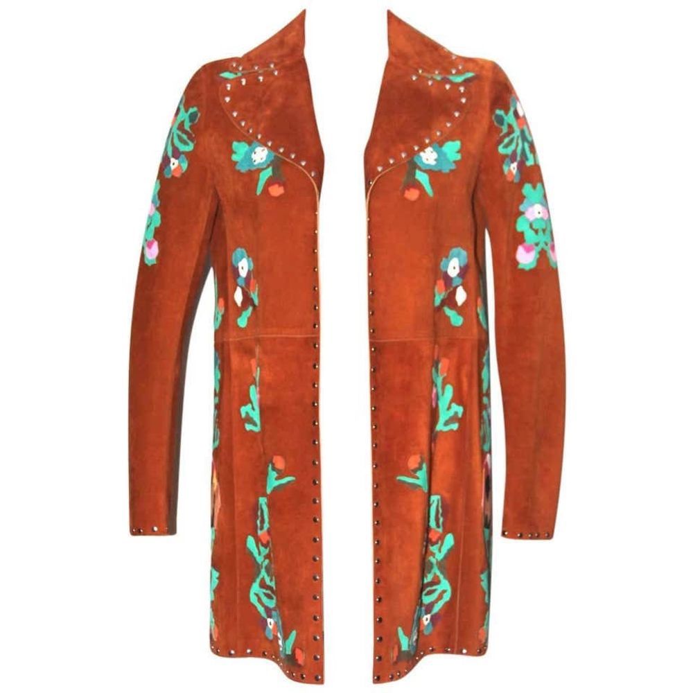 AUTHENTIC VALENTINO SUEDE JACKET RARE - COLLECTOR! - Picture 4 of 7
